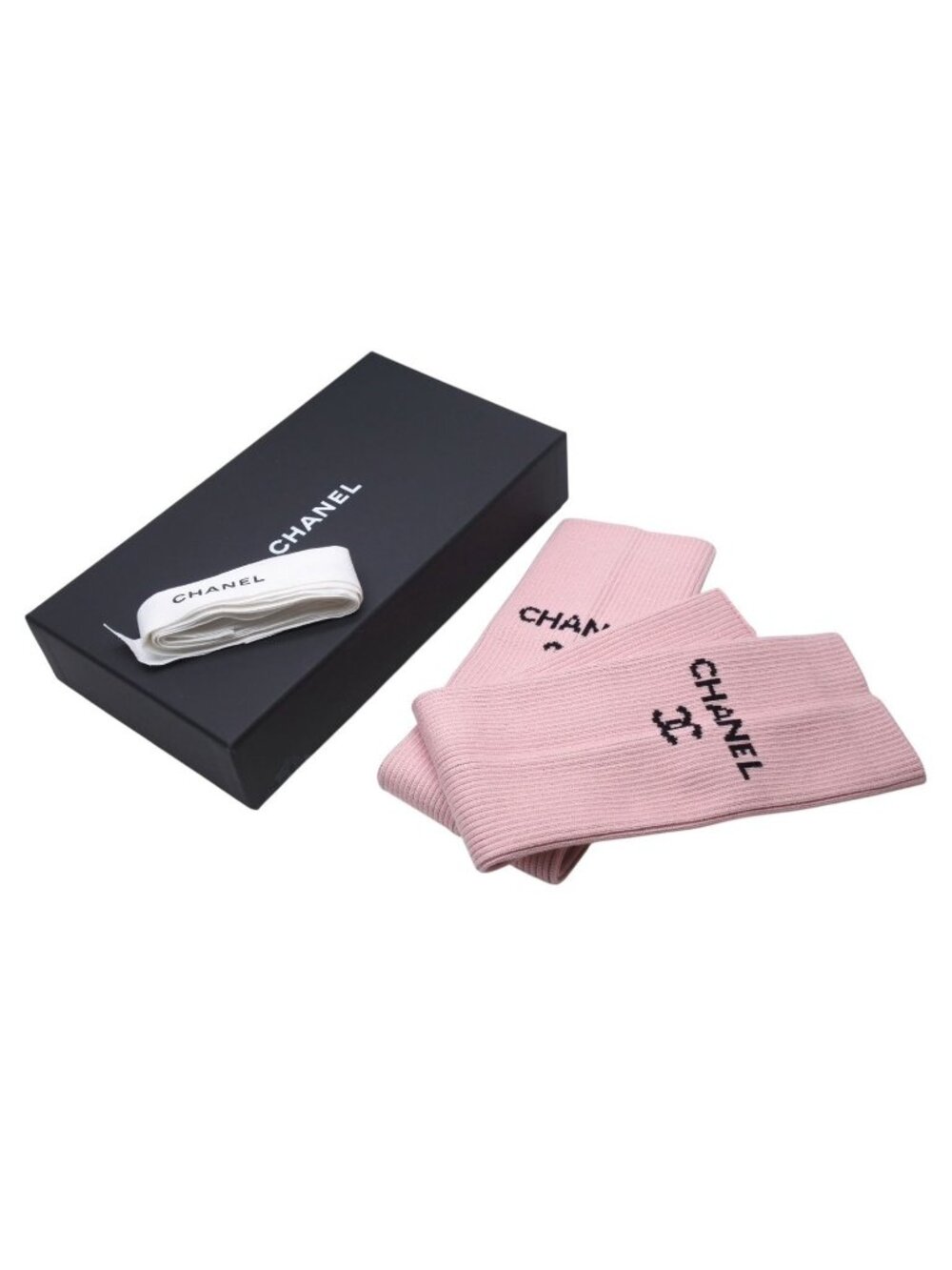 Chanel Leg Warmer Leg Warmers CC Logo Pink Collection